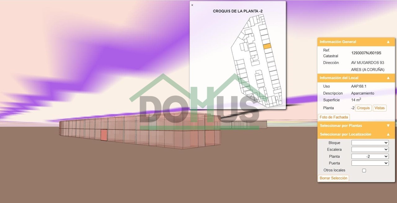 Foto 1 Plaza de garaje en Avenida de Mugardos, Ares. 13 m²,posibilidad de comprar 2 contiguas 26 m²